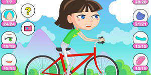 Hra - Dívka na kole