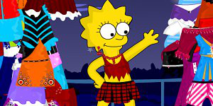 Hra - Obleč Lisu Simpson
