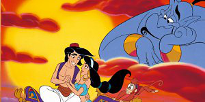 Hra - Aladdin and Jasmine Puzzle