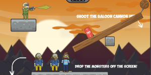 Hra - Balloons vs Zombies