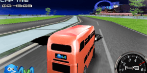 English Bus 3D Racing