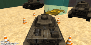 Hra - 3D Army Tank Parking