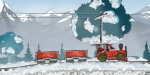 Hra - Santa Steam Train Delivery