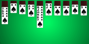 Hra - 1 Suit Spider Solitaire