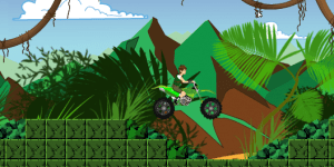 Hra - Ben 10 Jungle Motobike