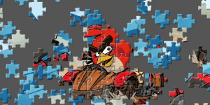 Hra - Angry Birds Race Puzzle