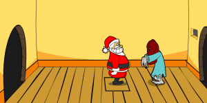 Santa Claus Saw Game
