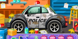 Hra - Clean Up Police Car