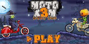 Hra - Moto X3M Spooky Land